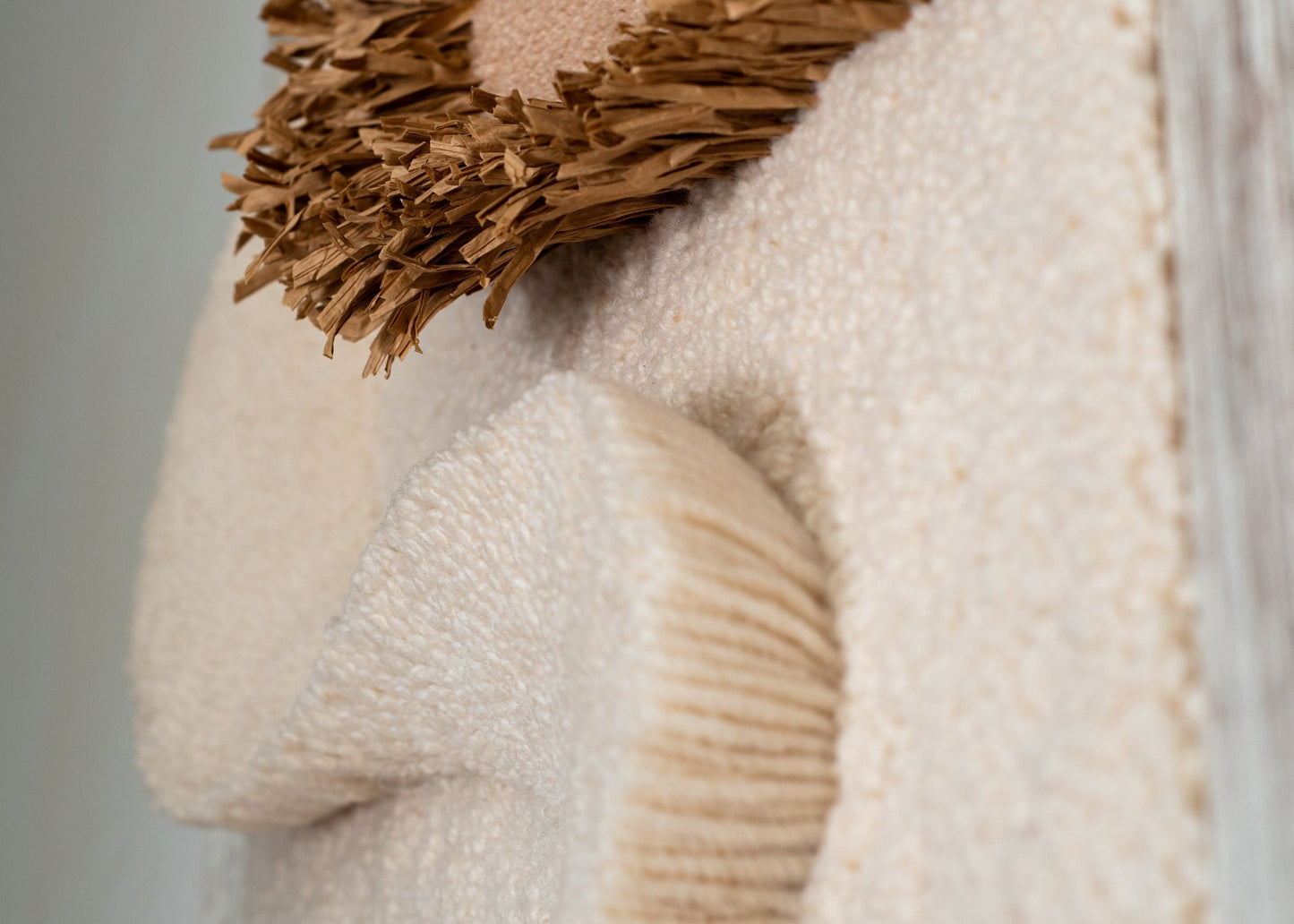 Minimalist coastal-style wool art bringing depth and serenity to interiors. - The Tuftista